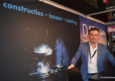 Gideon Höhle of MFS Construction, which takes a lot of work off the hands of machine builders with welding and powder coating, among other services.